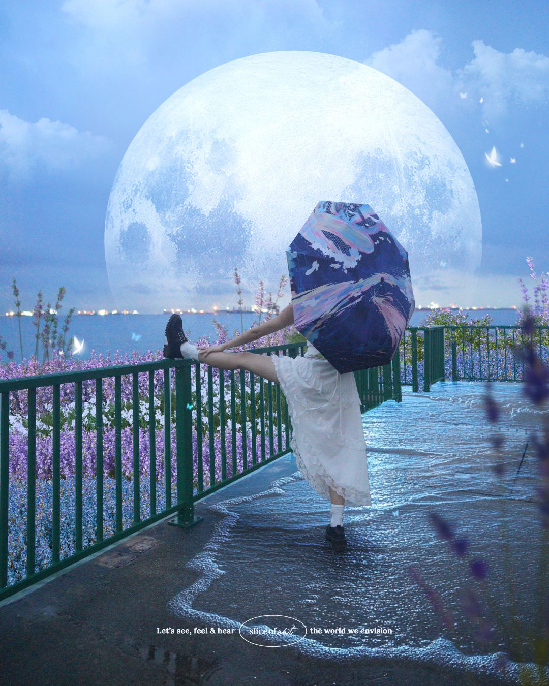 Pastel FairyCore Seasons Umbrella